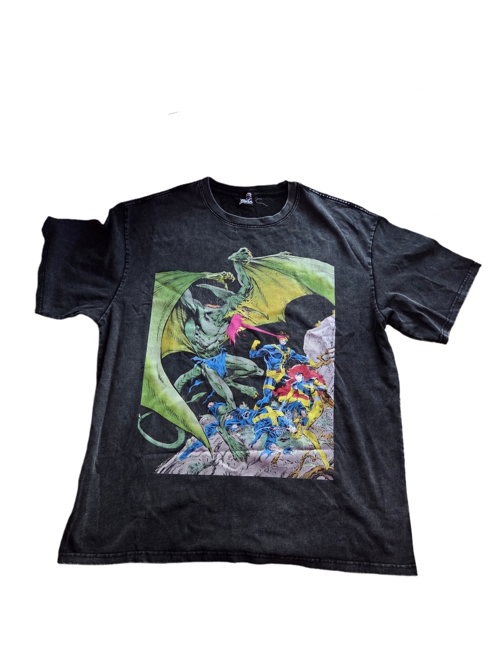 Marvel XMEN Vintage Style Black Graphic Tee PRINT